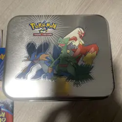 Pokemon TCG EX Ruby & Sapphire Collector's Tin 2003 Nintendo over 200 cards - Image 2