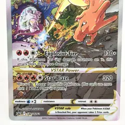 Pokemon TCG Charizard VSTAR SWSH262 Sword & Shield Black Star Promo Card - Image 3