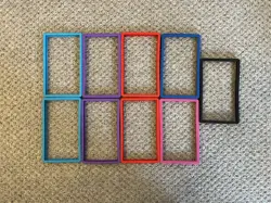 9 COLOURED SILICONE GRADED CARD PROTECTOR SLAB BUMPER CASE PSA - Image 1