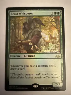 Beast Whisperer Guilds of Ravnica FOIL #123/259 MTG - Image 1
