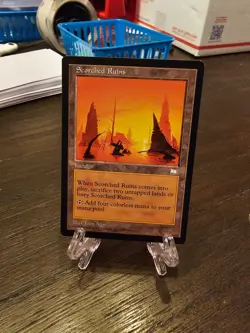 1x Scorched Ruins Weatherlight MTG Magic the Gathering - Image 1