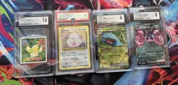 Pokemon Graded Cards Lot of 4 - Image 1