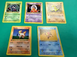 Vintage Pokemon Shadowless First Edition Lot - Image 3