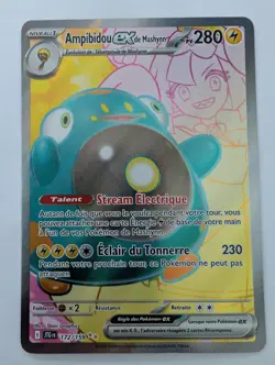 Carte Pokemon - Ampibidou EX de Mashynn 172/159 - Aventures Ensemble EV09 - Image 1