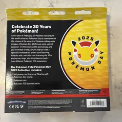 Pokemon TCG: Pokemon Day 2026 Collection Box - 30th Anniversary - Lot Of 5 In - Image 5