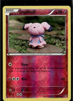 Pokemon Snubbull 98/162 BREAKthrough Reverse Holo Common LP - Image 1