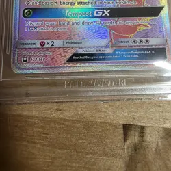Pokemon Rayquaza GX 177/168 - Secret Rainbow Rare Celestial Storm 2018 BGS 7 NM - Image 4
