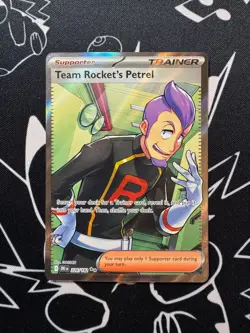 Team Rocket's Petrel 226/182 Pokemon TCG S&V Destined Rivals Ultra Rare English - Image 1