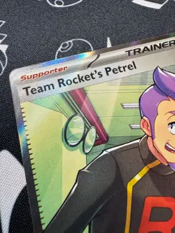 Team Rocket's Petrel 226/182 Pokemon TCG S&V Destined Rivals Ultra Rare English - Image 3