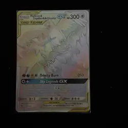 Pokemon TCG Moltres Zapdos Articuno GX Card 69/68 Secret Rainbow Hidden Fates - Image 1
