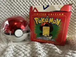 Pokemon 23k Gold Plated Togepi Trading Card 1999 Burger King Pokeball SEALED - Image 1