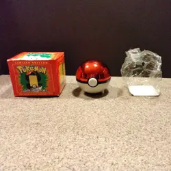 Pokemon TOGEPI Burger King 23k Gold Plated Trading Card & Pokeball, Red Box Read - Image 1