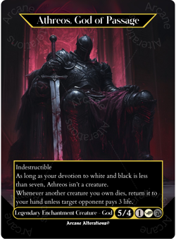 Athreos, God of Passage - Full Art Altered Art Custom Proxy Cards - Image 1
