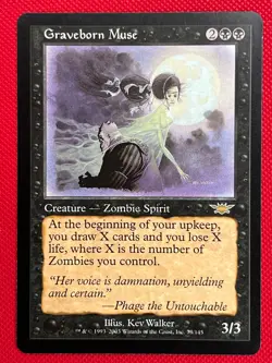 MTG 1X Graveborn Muse X1 Legions Magic - NM - Image 1