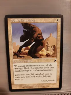 MTG - GUILTY CONSCIENCE - COMMON - SCOURGE - LP - Image 1