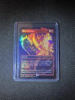 Heat Shimmer (Borderless Foil) 0137 (M) MTG Lorwyn Eclipsed Special Guests (SPG) - Image 1