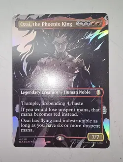 MTG - TLA - Ozai, the Phoenix King (Borderless) #0311 - Near Mint Foil - Image 1