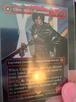 Clive, Ifrit's Dominant (Borderless) (Surge Foil) (0530) Final Fantasy Foil - Image 3