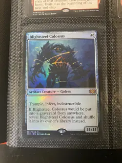 Blightsteel Colossus Double Masters Foil NM Near Mint - Image 1