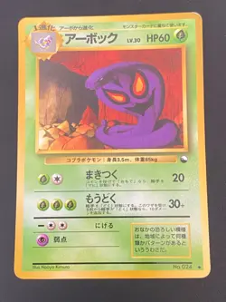 JAPANESE POKEMON ARBOK No.024 GLOSSY VENDING SERIE 3 - PL - Image 1