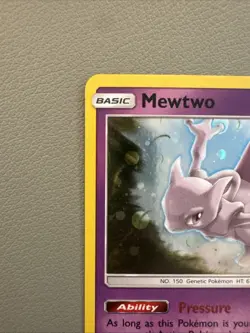 Pokemon TCG Mewtwo Sun & Moon SM77 Promo Black Star - MINT CONDITION! - Image 3