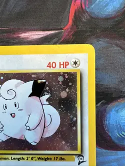 Pokemon TCG Clefairy 6/130 Base Set 2 Holo Unlimited Rare - GEM MINT CONDITION! - Image 2