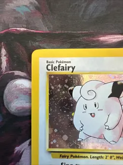 Pokemon TCG Clefairy 6/130 Base Set 2 Holo Unlimited Rare - GEM MINT CONDITION! - Image 3