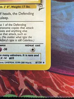 Pokemon TCG Clefairy 6/130 Base Set 2 Holo Unlimited Rare - GEM MINT CONDITION! - Image 5