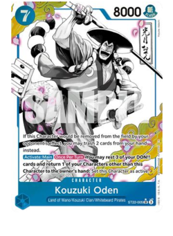 Kouzuki Oden (Parallel) - ST22-005 - SR - Foil One Piece - Image 1