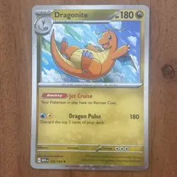 Pokemon TCG Dragonite COSMOS Holo SV 151 149/165 NM Card - Image 1