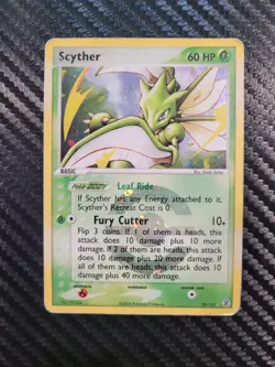 Scyther EX FireRed & LeafGreen 29/112 Reverse Holo Rare Pokemon TCG Card MP - Image 1