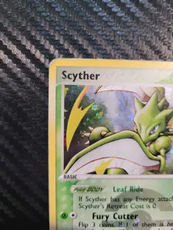 Scyther EX FireRed & LeafGreen 29/112 Reverse Holo Rare Pokemon TCG Card MP - Image 4