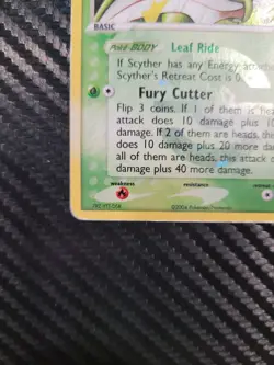 Scyther EX FireRed & LeafGreen 29/112 Reverse Holo Rare Pokemon TCG Card MP - Image 5