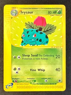 Ivysaur 82/165 2002 Expedition Pokemon Card TCG WOTC Vintage Non Holo - Nm/Vlp - Image 1