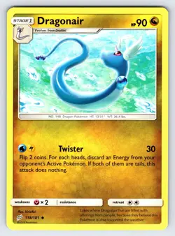 Dragonair 118/181 2019 S&M Team Up Pokemon Card TCG Non Holo Nintendo - Nm - Image 1