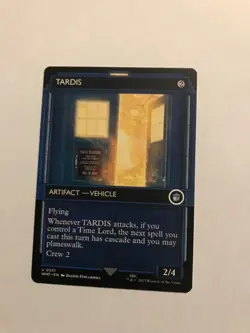 TARDIS : MtG Showcase Regular Unc - Doctor Who #551 NM - WHO; vehicle artifact - Image 2