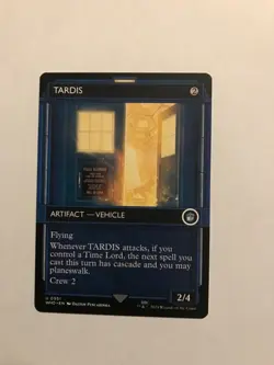 TARDIS : MtG Showcase Regular Unc - Doctor Who #551 NM - WHO; vehicle artifact - Image 3