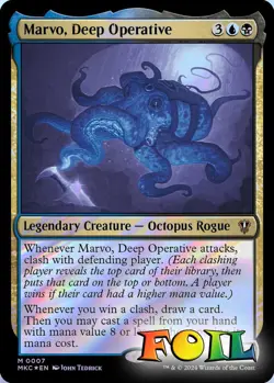 Marvo, Deep Operative 0007 MTG Commander MKC Mythic NP Foil - Image 1