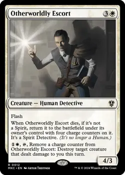 Otherworldly Escort 0012 MTG Commander MKC Rare NP - Image 1