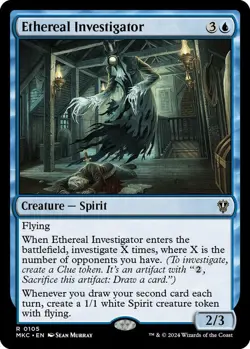 Ethereal Investigator 0105 MTG Commander MKC Rare NP - Image 1