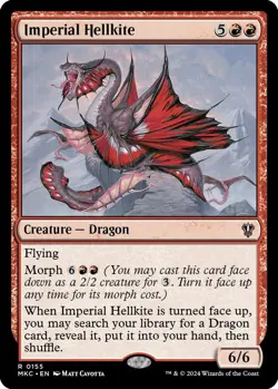 Imperial Hellkite 0155 MTG Commander MKC Rare NP - Image 1