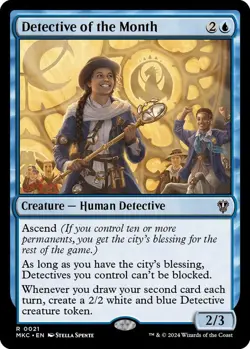 Detective of the Month 0021 MTG Commander MKC Rare NP - Image 1