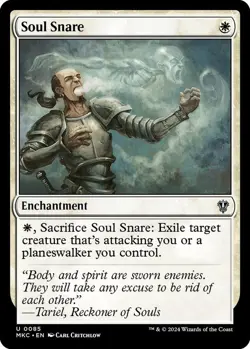 Soul Snare 0085 MTG Commander MKC Uncommon NP - Image 1