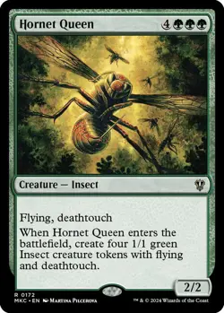 Hornet Queen 0172 MTG Commander MKC Rare NP - Image 1