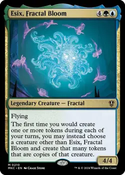 Esix, Fractal Bloom 0210 MTG Commander MKC Mythic NP - Image 1