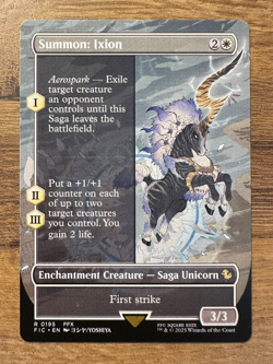 Magic MTG Final Fantasy Summon: Ixion #195 *NON-FOIL* Borderless Regular - Image 1
