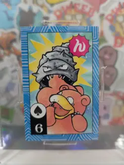 Pokemon SLOWBRO Mini CoroCoro Karuta 1997 Kagemaru Himeno CGC NM/MINT+ 8.5 - Image 2