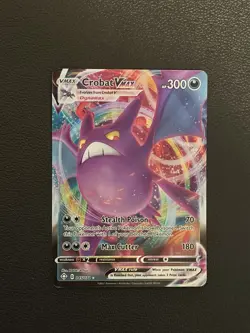 Pokemon TCG Crobat VMAX 045/072 Shining Fates Holo - Image 1