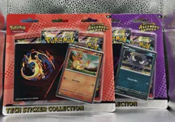 Ascended Heroes Tech Sticker Collection Set of 2 Pokemon SEALED CharmanderGastly - Image 1