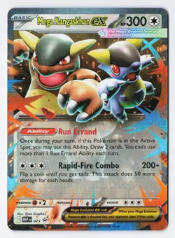 Mega Kangaskhan ex 025 - Pokemon TCG Mega Evolution PROMO Rare Holo Foil NM - Image 1